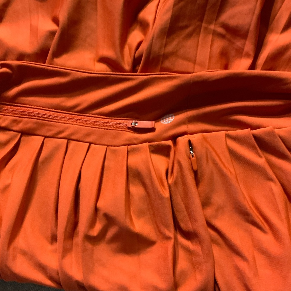 adidas Women's A-Line Skirt in Bold Orange - Picture 5 of 11